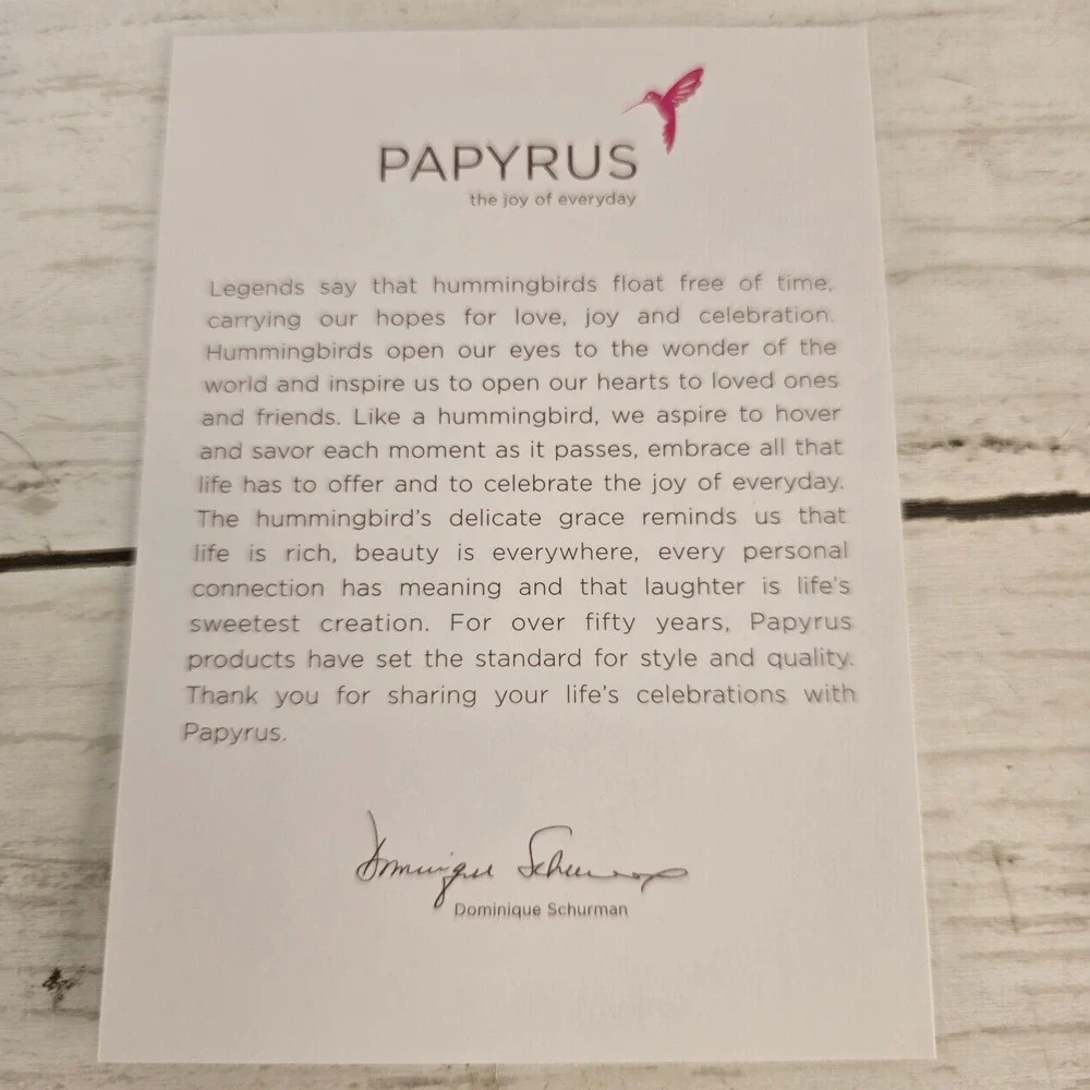 Papyrus Wood Veneer Greeting Cards Laser Cut Butterfly Floral‎ Set of 5